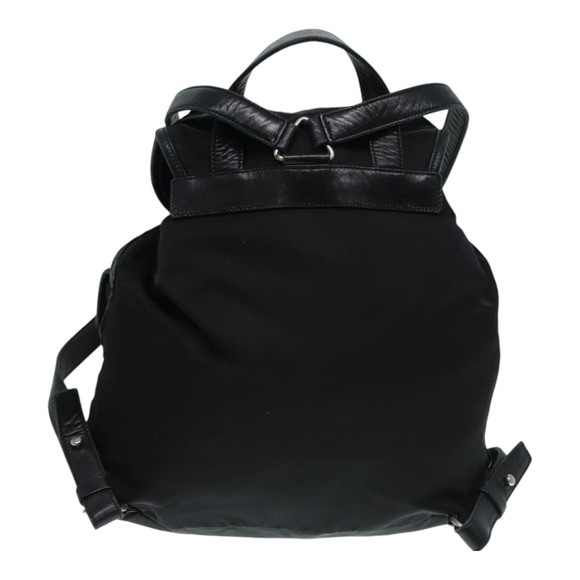 PRADA Backpack Nylon Black Auth 89322 - Picture 2 of 16
